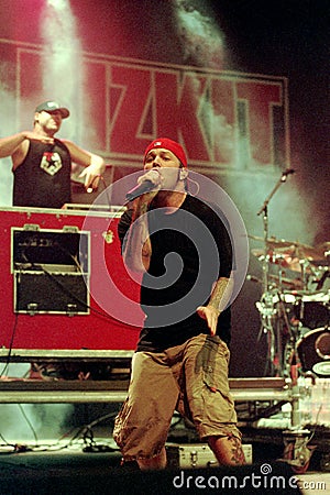 Limp Bizkit,Fred Durst and DJ Lethal Editorial Stock Photo