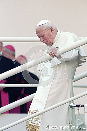 Pope John Paul II, Karol Wojtyla Editorial Stock Photo