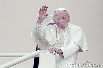 Pope John Paul II, Karol Wojtyla Editorial Stock Photo