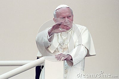 Pope John Paul II, Karol Wojtyla Editorial Stock Photo