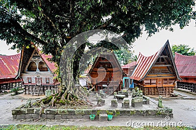 Bolon Simanindo Batak Museum Village Editorial Stock Photo