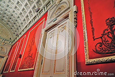 Bolshoi Theater historic building interior. Editorial Stock Photo