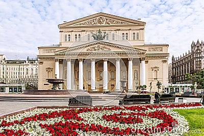 Bolshoi Theater in Moscow, Russia Editorial Stock Photo