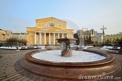 Bolshoi Theatre Stock Photo