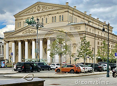 Bolshoi Theatre, Russia Editorial Stock Photo