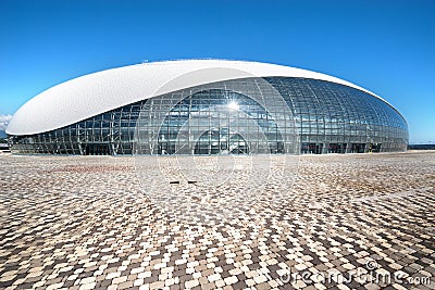 Bolshoy Ice Dome built for Winter Olympic Games 2014. Editorial Stock Photo