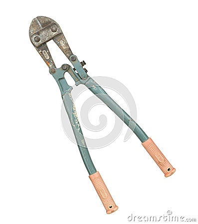 Bolt cutters Stock Photo