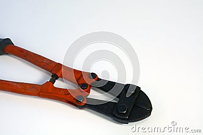 Bolt cutters Stock Photo