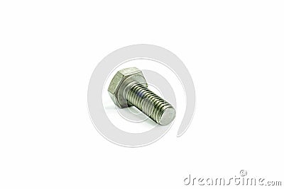 Bolts stanless isolated. Stock Photo