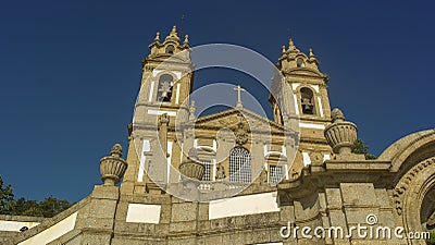 Bom Jesus de Braga church, Braga, North of Portugal Stock Photo