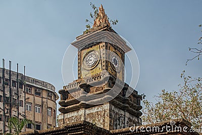 Bomanjee Hormarjee Wadia Clock Tower Perin Nariman St, Stock Photo