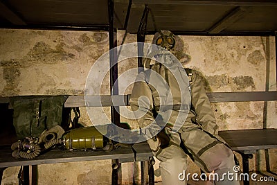 Bomb shelter Stock Photo