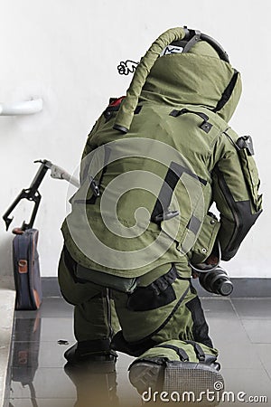 Bomb squad Stock Photo