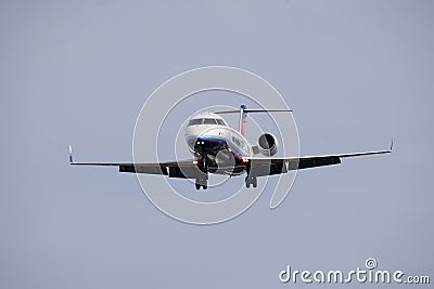 Bombardier CRJ-100 Stock Photo