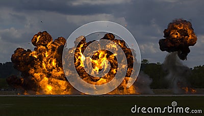 Bombing Run Stock Photo