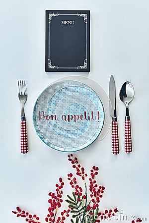 Bon appetit! Stock Photo