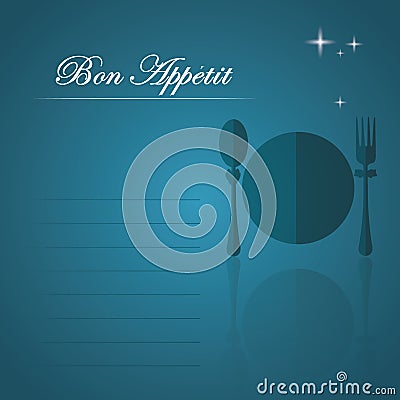 bon appetit. Vector illustration decorative design Cartoon Illustration