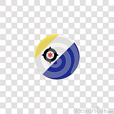 bonaire icon sign and symbol. bonaire color icon for website design and mobile app development. Simple Element from countrys flags Vector Illustration