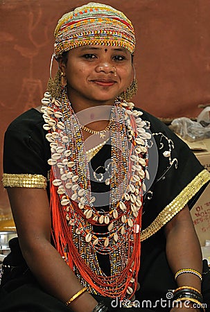 Bonda Tribal woman Editorial Stock Photo