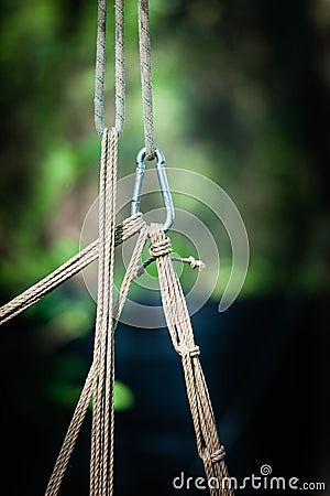 Bondage ropes Stock Photo