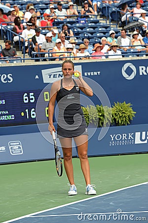 Bondarenko Kate at Rogers Cup 2009 (2) Editorial Stock Photo