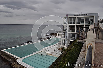 Bondi Iceberg swimming baths pool sydney Editorial Stock Photo