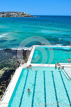 Bondi Icebergs pool Editorial Stock Photo