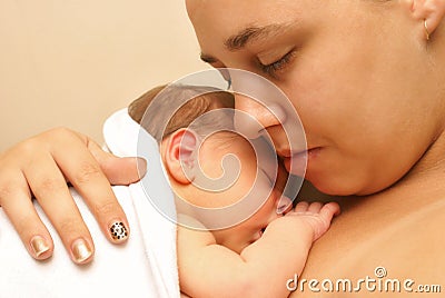 Bonding Time With Son Stock Photo