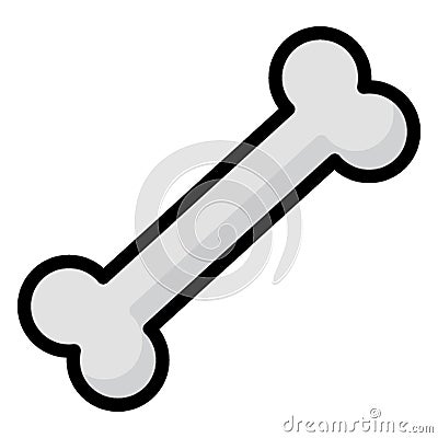 Bone Isolated Vector icon which can be easily modified or edit Vector Illustration