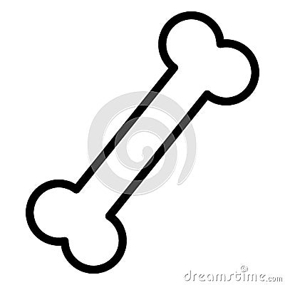 Bone Isolated Vector icon which can be easily modified or edit Vector Illustration
