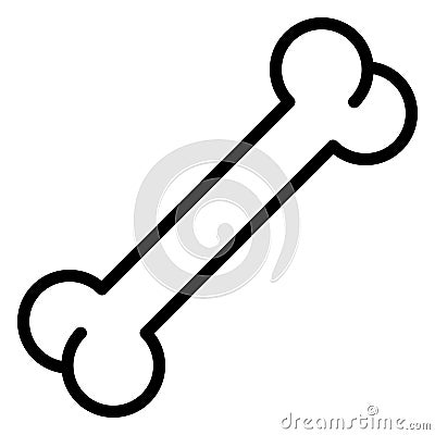Bone Isolated Vector icon which can easily modify or edit Vector Illustration