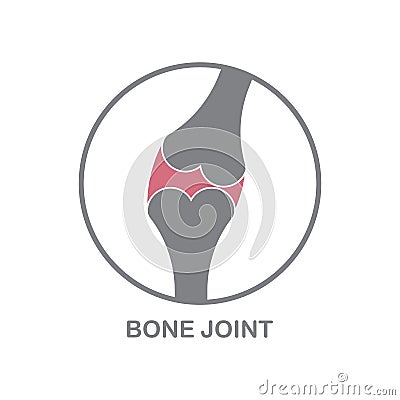 bone joints icon Vector Illustration