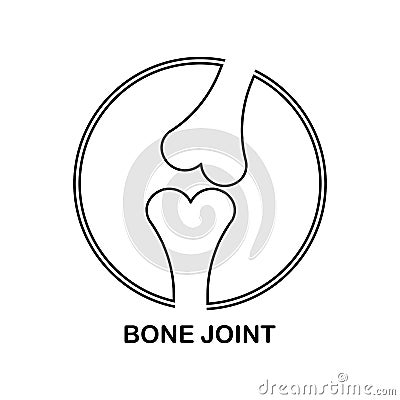 bone joints icon Vector Illustration