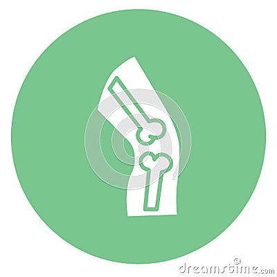 Bone Joints Isolated Vector icon which can be easily modified or edit Vector Illustration
