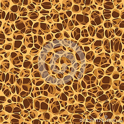 Bone spongy structure seamless Vector Illustration