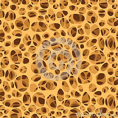 Bone spongy structure seamless Vector Illustration