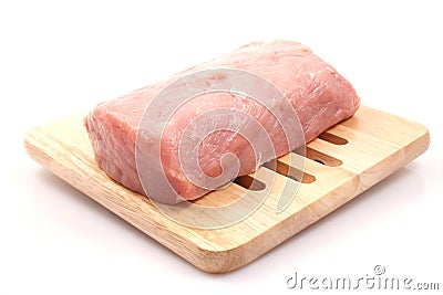 Boneless pork Stock Photo