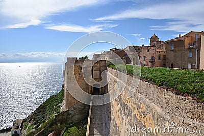 Bonifacio City, France Stock Photo