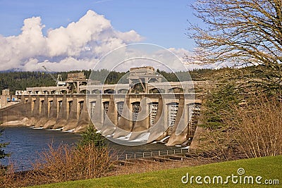 Bonneville Dam Stock Photo