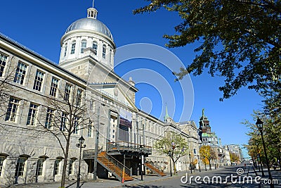 Bonsecours Market, Old Montreal, Quebec, Canada Editorial Stock Photo