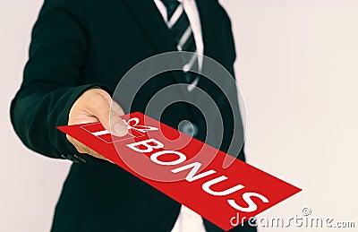 Bonus concept Stock Photo