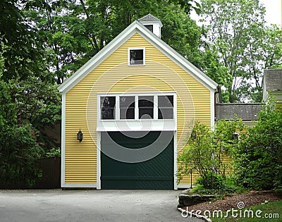 A Bonus Room Addition Above a Garage Stock Photo