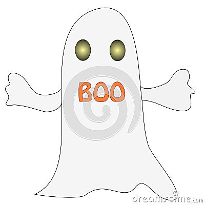 Boo ghost Stock Photo