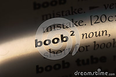 boob Stock Photo