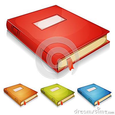 Book Album Set Vector Illustration