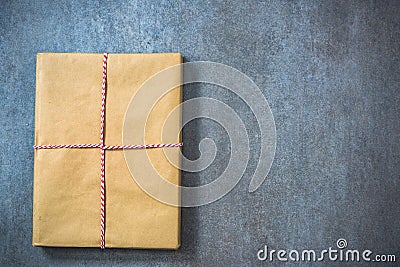 Book as perfect Christmas gift Stock Photo