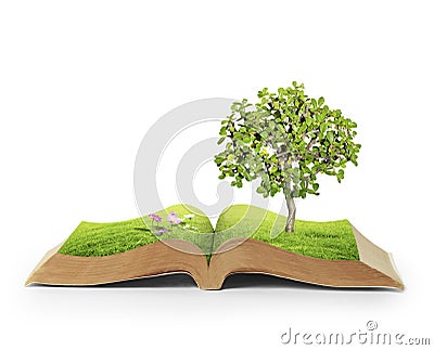 Book of fantasy stories Stock Photo