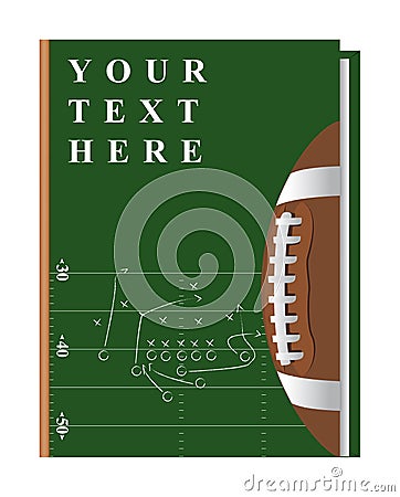 Book football Vector Illustration