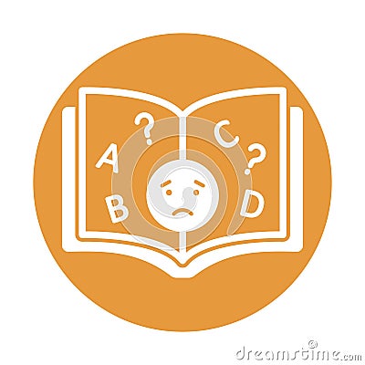 Book Half Glyph Style vector icon which can easily modify or edit Vector Illustration