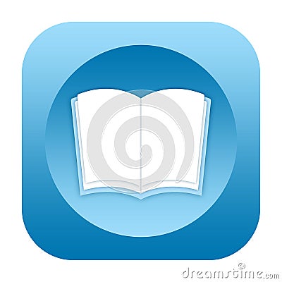 Book icon Stock Photo